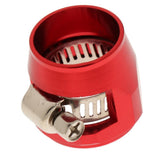 Max AN10 Hose End Finishers Oil Fuel Line Clip Clamp Fitting Accessories Red - Aladdin Shoppers