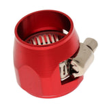 Max AN10 Hose End Finishers Oil Fuel Line Clip Clamp Fitting Accessories Red - Aladdin Shoppers