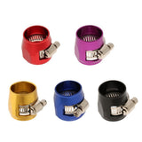 Max AN10 Hose End Finishers Oil Fuel Line Clip Clamp Fitting Accessories Red - Aladdin Shoppers