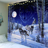 Max Animal Tapestry Wall Hanging for Bedroom Living Room Backdrop Decorations 1 - Aladdin Shoppers