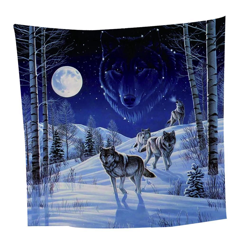 Max Animal Tapestry Wall Hanging for Bedroom Living Room Backdrop Decorations 1 - Aladdin Shoppers