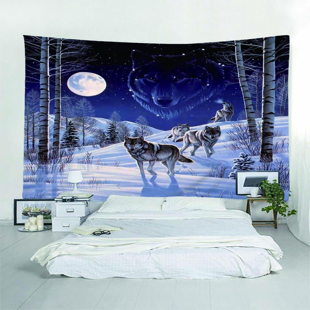 Max Animal Tapestry Wall Hanging for Bedroom Living Room Backdrop Decorations 1 - Aladdin Shoppers