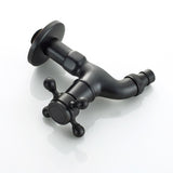 Max Antique Brass Garden Washing Machine Water Tap Faucet Wall Mounted Black A - Aladdin Shoppers