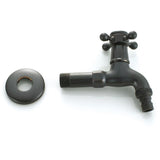 Max Antique Brass Garden Washing Machine Water Tap Faucet Wall Mounted Black A - Aladdin Shoppers