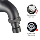 Max Antique Brass Garden Washing Machine Water Tap Faucet Wall Mounted Black A - Aladdin Shoppers