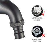 Max Antique Brass Garden Washing Machine Water Tap Faucet Wall Mounted Black A - Aladdin Shoppers