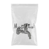 Max Antique Brass Garden Washing Machine Water Tap Faucet Wall Mounted Black A - Aladdin Shoppers