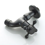 Max Antique Brass Garden Washing Machine Water Tap Faucet Wall Mounted Black B - Aladdin Shoppers