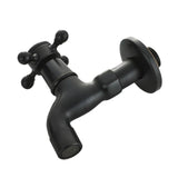 Max Antique Brass Garden Washing Machine Water Tap Faucet Wall Mounted Black B - Aladdin Shoppers