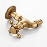 Max Antique Brass Garden Washing Machine Water Tap Faucet Wall Mounted Brass A - Aladdin Shoppers