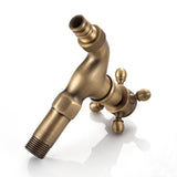 Max Antique Brass Garden Washing Machine Water Tap Faucet Wall Mounted Brass A - Aladdin Shoppers
