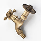 Max Antique Brass Garden Washing Machine Water Tap Faucet Wall Mounted Brass A - Aladdin Shoppers