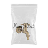 Max Antique Brass Garden Washing Machine Water Tap Faucet Wall Mounted Brass A - Aladdin Shoppers