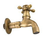Max Antique Brass Garden Washing Machine Water Tap Faucet Wall Mounted Brass B - Aladdin Shoppers