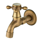 Max Antique Brass Garden Washing Machine Water Tap Faucet Wall Mounted Brass B - Aladdin Shoppers
