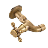 Max Antique Brass Garden Washing Machine Water Tap Faucet Wall Mounted Brass B - Aladdin Shoppers