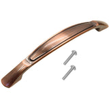 Max Antique Zinc Alloy Double Hole Drawer Cabinet Door Red Bronze Handle Style B - Aladdin Shoppers