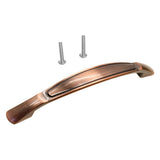 Max Antique Zinc Alloy Double Hole Drawer Cabinet Door Red Bronze Handle Style B - Aladdin Shoppers