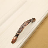 Max Antique Zinc Alloy Double Hole Drawer Cabinet Door Red Bronze Handle Style C - Aladdin Shoppers