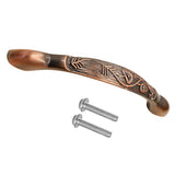 Max Antique Zinc Alloy Double Hole Drawer Cabinet Door Red Bronze Handle Style C - Aladdin Shoppers