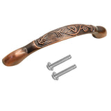Max Antique Zinc Alloy Double Hole Drawer Cabinet Door Red Bronze Handle Style C - Aladdin Shoppers