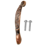 Max Antique Zinc Alloy Double Hole Drawer Cabinet Door Red Bronze Handle Style C - Aladdin Shoppers