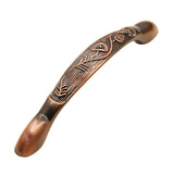 Max Antique Zinc Alloy Double Hole Drawer Cabinet Door Red Bronze Handle Style D - Aladdin Shoppers