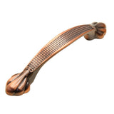 Max Antique Zinc Alloy Double Hole Drawer Cabinet Door Red Bronze Handle Style F - Aladdin Shoppers