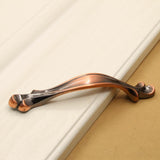 Max Antique Zinc Alloy Double Hole Drawer Cabinet Door Red Bronze Handle Style G - Aladdin Shoppers