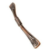 Max Antique Zinc Alloy Double Hole Drawer Cabinet Door Red Bronze Handle Style H - Aladdin Shoppers