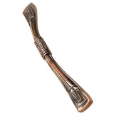 Max Antique Zinc Alloy Double Hole Drawer Cabinet Door Red Bronze Handle Style I - Aladdin Shoppers
