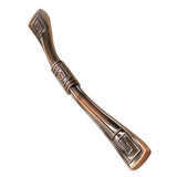 Max Antique Zinc Alloy Double Hole Drawer Cabinet Door Red Bronze Handle Style I - Aladdin Shoppers