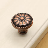 Max Antique Zinc Alloy Double Hole Drawer Cabinet Door Red Bronze Handle Style K - Aladdin Shoppers