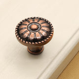 Max Antique Zinc Alloy Double Hole Drawer Cabinet Door Red Bronze Handle Style L - Aladdin Shoppers