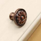 Max Antique Zinc Alloy Double Hole Drawer Cabinet Door Red Bronze Handle Style L - Aladdin Shoppers