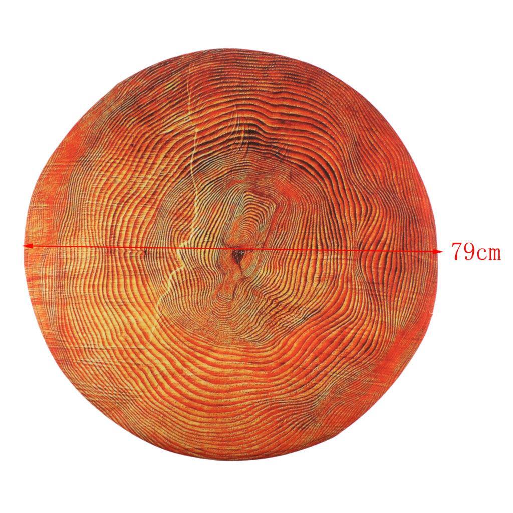 Max Area Rugs Tree Annual Ring Non-Slip Rug for Living Room Bedroom Type 3 - Aladdin Shoppers