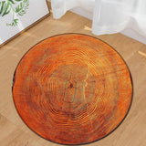 Max Area Rugs Tree Annual Ring Non-Slip Rug for Living Room Bedroom Type 3 - Aladdin Shoppers