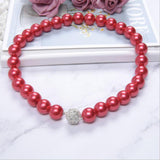 Max Artificial Magnetic Pearl Curtain Tiebacks Drapery Buckles Clips Wine Red - Aladdin Shoppers