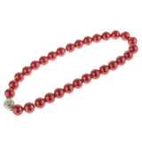 Max Artificial Magnetic Pearl Curtain Tiebacks Drapery Buckles Clips Wine Red - Aladdin Shoppers