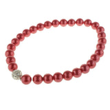 Max Artificial Magnetic Pearl Curtain Tiebacks Drapery Buckles Clips Wine Red - Aladdin Shoppers