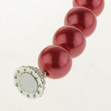 Max Artificial Magnetic Pearl Curtain Tiebacks Drapery Buckles Clips Wine Red - Aladdin Shoppers