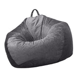 Max Audlt Teen Size Bean Bag Chair Cover Bedding Toy Storage Deep Grey
