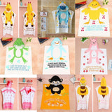 Max Baby Dressing Gown Cute Hooded Bathrobe Towel Boy Girl Animal Blue Cow - Aladdin Shoppers