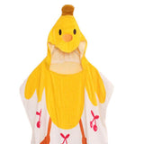 Max Baby Dressing Gown Cute Hooded Bathrobe Towel Boy Girl Animal Yellow Chicken - Aladdin Shoppers