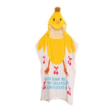 Max Baby Dressing Gown Cute Hooded Bathrobe Towel Boy Girl Animal Yellow Chicken - Aladdin Shoppers