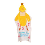 Max Baby Dressing Gown Cute Hooded Bathrobe Towel Boy Girl Animal Yellow Chicken - Aladdin Shoppers