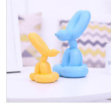 Max Balloon Rabbit Sculpture Resin Crafts Mini Balloon Rabbit Figurine Yellow-M - Aladdin Shoppers