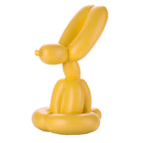 Max Balloon Rabbit Sculpture Resin Crafts Mini Balloon Rabbit Figurine Yellow-M - Aladdin Shoppers