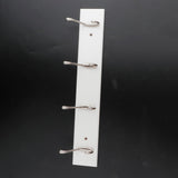 Max Bamboo Clothes Hooks Wall Mounted Coat Rack Organizer Hanger 4 Hooks Coffee - Aladdin Shoppers