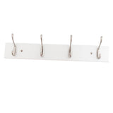 Max Bamboo Clothes Hooks Wall Mounted Coat Rack Organizer Hanger 4 Hooks Coffee - Aladdin Shoppers